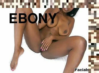 Throat session today only this hot ebony teen