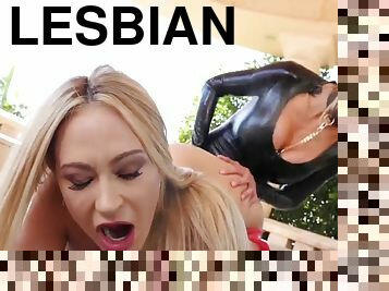 Lesbian MILFs Use Strap On For Kinky Sex - Puma swede