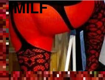 røv, strømpebukser, milf, røv-booty, strømper, fetish