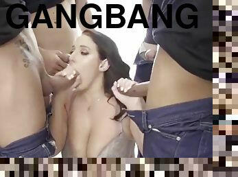 ANGELA WHITE GANGBANG