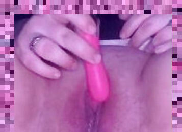 Wet and Cum Filled Pink Pussy
