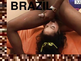 Brazilian Teen Deepthroat With Bbc