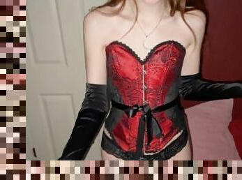 gode-ceinture, amateur, ados, bdsm, couple, rousse, culotte, petite, face-sitting, string