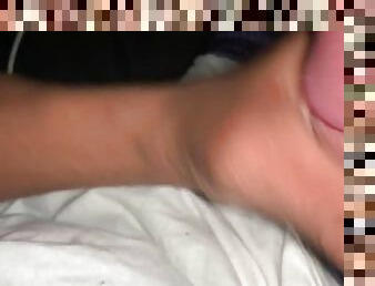 masturbation, amateur, maison, solo, bite