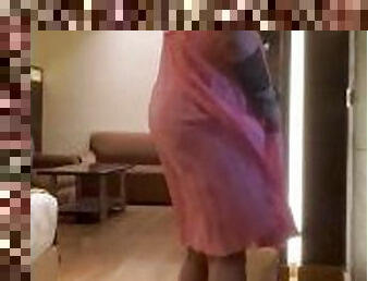 Indian Cross Dresser Sissy Playing with her Tounge and Licking you