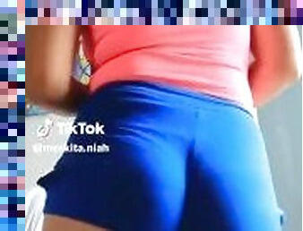 Big Ass Wife TikTok Blue Shorts