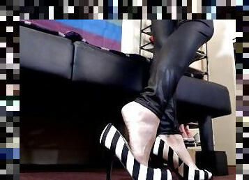 Worn High Heels Dangle Shoe Play