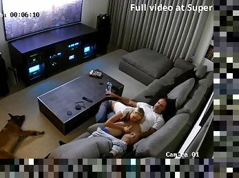 Ipcam Rich German Couple Fucks On The Sofa