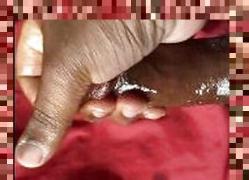 énorme, masturbation, amateur, ejaculation-sur-le-corps, ébène, branlette, black, secousses, point-de-vue, ejaculation