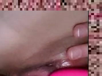 masturbation, orgasme, chatte-pussy, amateur, milf, assez, parfait, solo, brunette