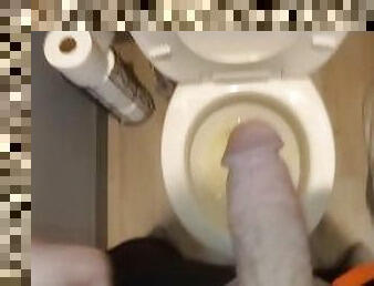 masturbation, pisser, amateur, énorme-bite, ados, branlette, point-de-vue, horny, toilette, fantaisie