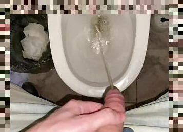 POV Guy Full in Public Office Toilet ASMR