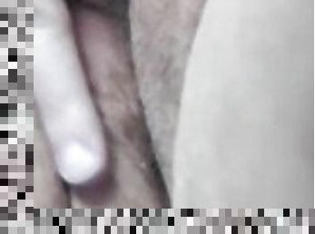 poilue, masturbation, orgasme, chatte-pussy, ejaculation-sur-le-corps, ados, pute, solo, humide, bite