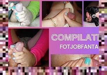 orgasme, amateur, compilation, couple, pieds, point-de-vue, ejaculation, branlette-avec-les-pieds