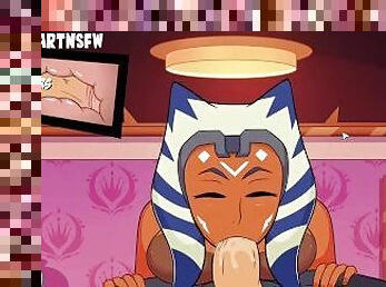 Ahsoka Deep Throat Cum Shot Sloppy Blowjob Hentai - Hole House