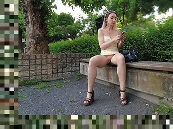 en-plein-air, culotte, blonde, solo