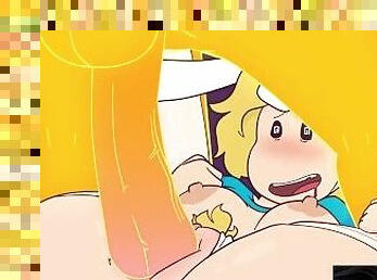 Cartoon creampie in pussy animation