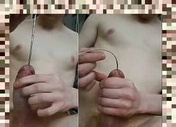 I couldn't contain my orgasm from such a high. Cum from urethral stimulation