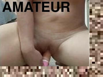 gros-nichons, masturbation, chatte-pussy, amateur, jouet, pute, serrée, gode, solo