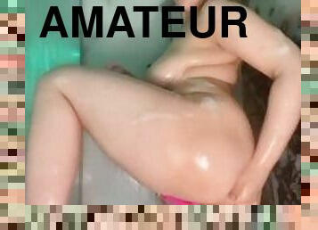 culo, bañando, tetas-grandes, masturbación, mayor, coño-pussy, amateur, anal, casero, con-los-dedos