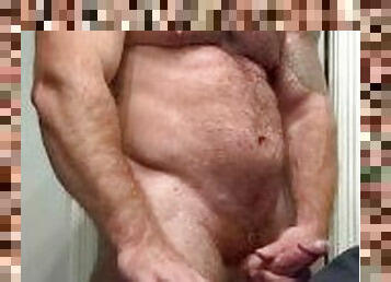 Bodybuilder Hyperspermia Hairy Musclebear OnlyfansBeefBeast Thick Beefy Bear Huge Cumshot Big Dick