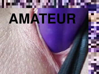 masturbation, fitta-pussy, amatör, leksak, tysk, trosor, kåt, perfekt, ensam, rakad