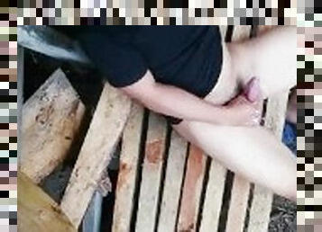 asia, mastubasi, umum, cumshot-keluarnya-sperma, homo, handjob-seks-dengan-tangan-wanita-pada-penis-laki-laki, seorang-diri, berotot, homoseks