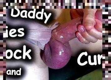 Daddy Ties up His Cock and Cums Hard