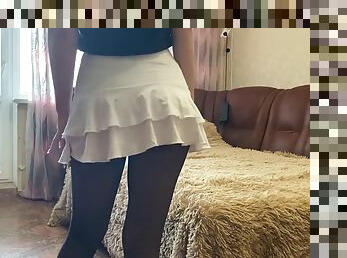 collants, amateur, babes, ébène, ados, black, culotte, fétiche, solo, brunette