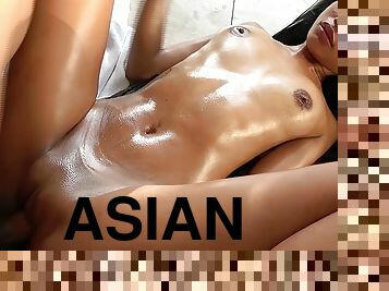 asiático, teta-grande, cona-pussy, chupanços, adolescente, hardcore, penetração-de-braço, tai, ejaculação, engraçado