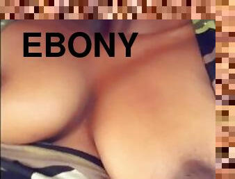 Nude Ebony smoking compilation