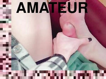 transsexuelle, amateur, pieds, point-de-vue, ejaculation, pute, fétiche, blanc, bite, orteils