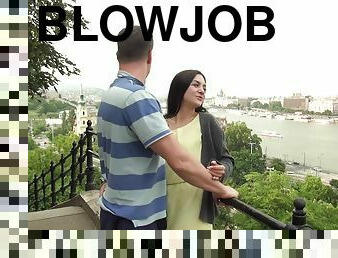 Der Berg Blowjob In Budapest Mit With Lullu Gun And Jason Steel