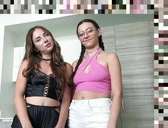 Teen Step Sisters Share My Cock ~ Macy Meadows ~ Serena Hill ~ Household Fantasy ~ Scott Stark