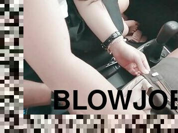 ni-sìt Thai University Car Blowjob ???????????????? ?????????????????????