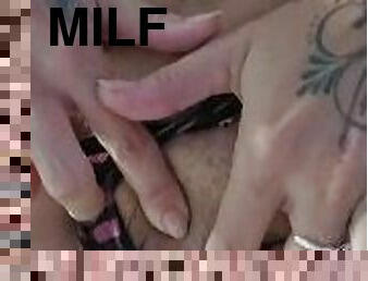 klit, onani, fisse-pussy, kone, amatør, milf, mor, arabisk, brasilien, fingering