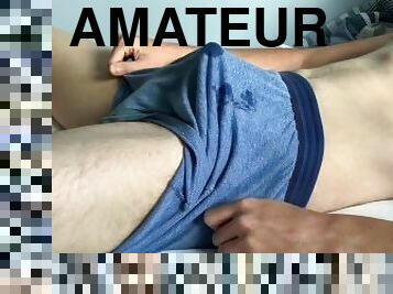 masturbation, amateur, ejaculation-sur-le-corps, énorme-bite, ados, gay, maison, culotte, collège, ejaculation