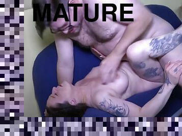 Alternative Mature German Adrienne Kiss Eats Cum In Raunchy Hard Fuck