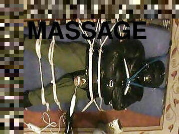 Straitjacket, restraining, NeonWand and enjoying