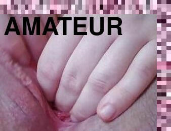 masturbation, chatte-pussy, amateur, allemand, doigtage, horny, parfait, solo, humide