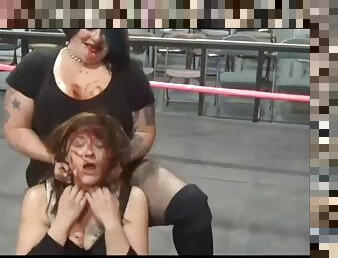 nere, hardcore, neri, wrestling, dominazione-femminile