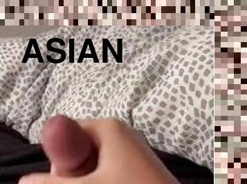 asiatique, masturbation, amateur, ejaculation-sur-le-corps, ados, japonais, secousses, collège, ejaculation, solo