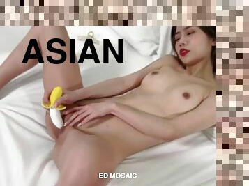 asiático, masturbação, cona-pussy, amador, brinquedo, pés, primeira-vez, belíssimo, sozinho