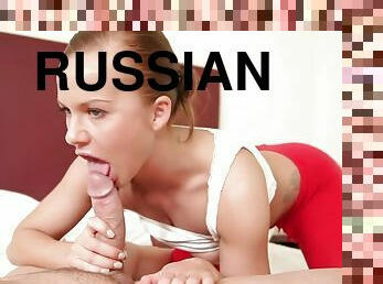 rus, oral-seks, kocaman-yarak, genç, penisin-gırtlağa-kadar-alınması, bakış-açısı, yüzle-ilgili