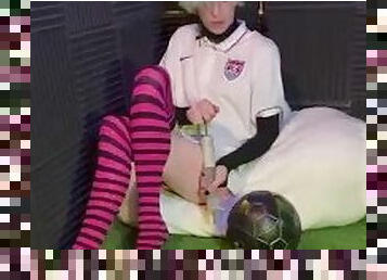 Smoking Bowls and Scoring Goals(Femboy Cums In His Mouth????)