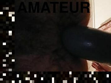 masturbação, amador, anal, brinquedo, gay, fudendo, dildo, sozinho