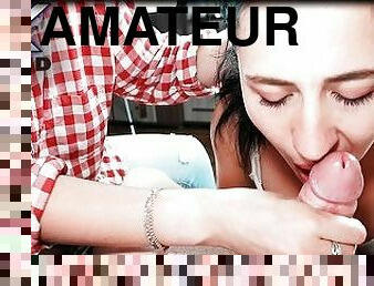 amateur, fellation, ejaculation-sur-le-corps, trio, ejaculation