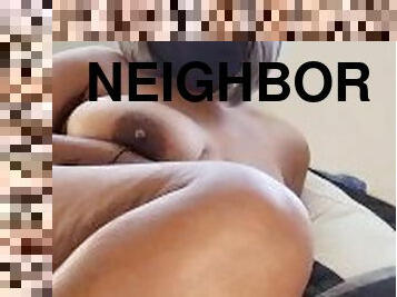 NEW HORNY NEIGHBOR COMES OVER AFTER WORK TO FUCK SUCK SND BAKE BROWNIES