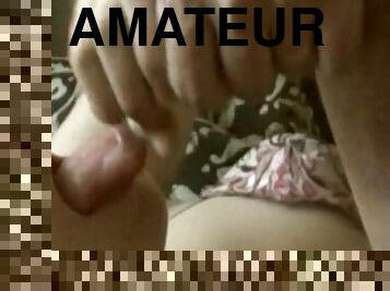 masturbation, amateur, ejaculation-sur-le-corps, latina, allemand, branlette, couple, ejaculation, brunette