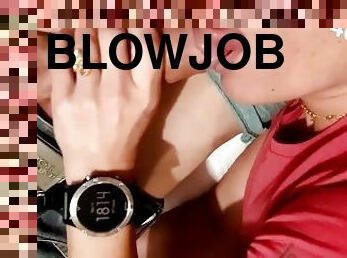 Blowjob and handjob to completion